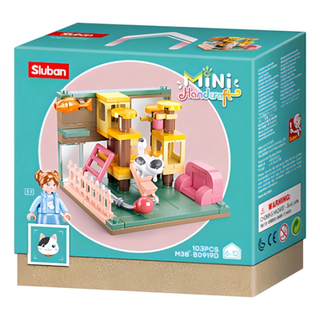 Sluban Mini Handcraft Katzenecke Spielset