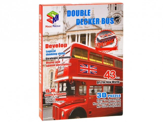 3D-Puzzle Doppeldeckerbus