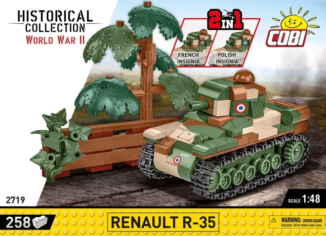 Renault R-35 Panzerset aus Bausteinen