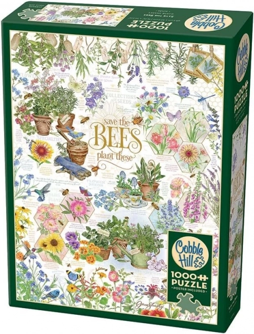 COBBLE HILL Puzzle Rettet die Bienen 1000 Teile