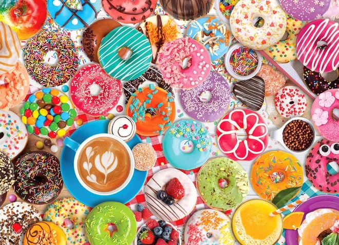 Eurographics Puzzle in Metallbox Donut Party 1000 Teile