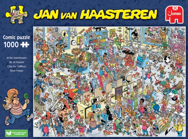 Bunte Friseur-Puzzle von Jan van Haasteren - 1000 Teile