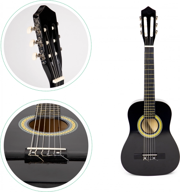 Originalgetreue Konstruktion wie bei einer echten Gitarre