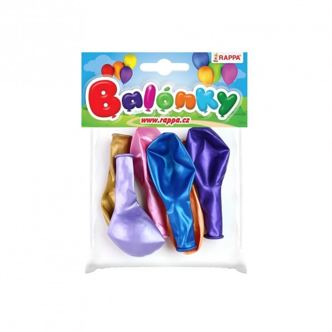 Metallische Luftballons 30 cm im 5er-Set