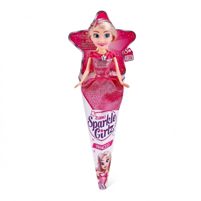 Sparkle Girlz Prinzessin Puppe im Kegel 26,7 cm Display