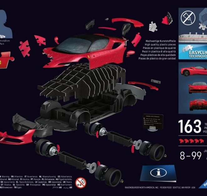 Puzzle Modell Ferrari SF90 Stradale