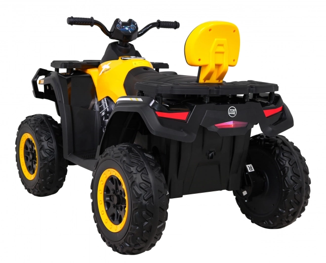 Quad XT-Speed für Kinder Gelb + 4x4 + EVA + langsamer Start + Radio MP3 + LED-Diode