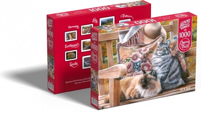 Cherry Pazzi Puzzle Katzenversammlung 1000 Teile