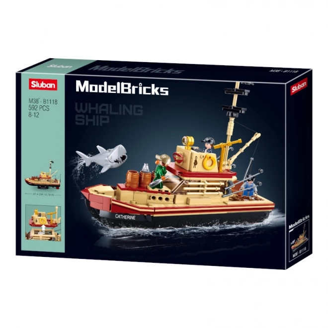 Sluban Modellbricks Fischerboot Catherine