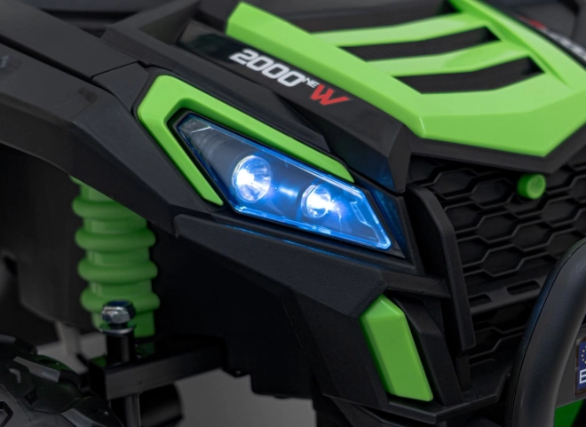 Elektrisches Kinderauto Buggy UTV 2000M Racing Grün