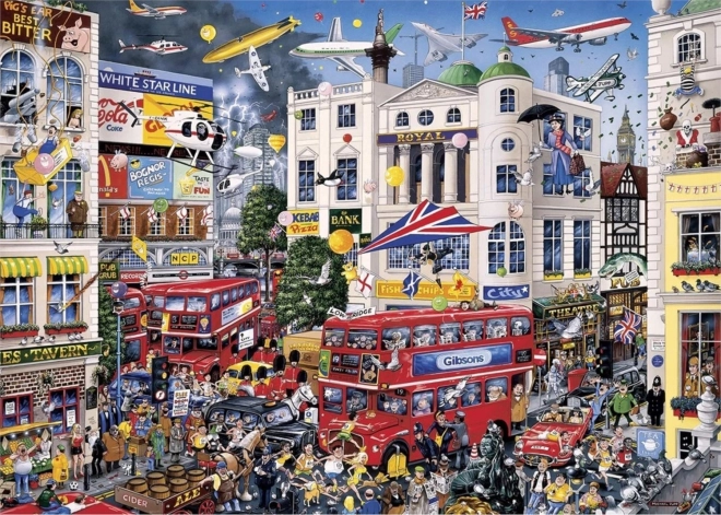 Gibsons Puzzle Ich liebe London 1000 Teile