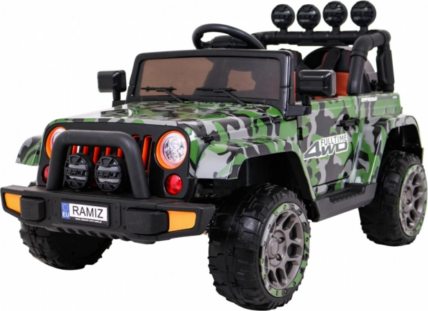 Elektrisches Kinder-Geländewagen Full Time 4WD mit 4x4-Antrieb, Fernsteuerung und LED‑Beleuchtung – Moro