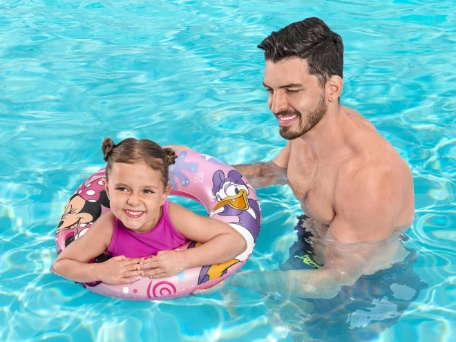 Aufblasbarer Schwimmreifen für Kinder mit Minnie-Muster