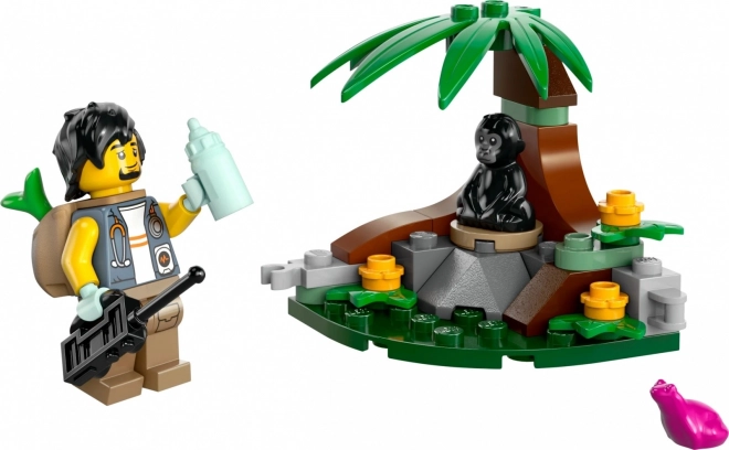 Lego City Dschungel-Abenteuer mit kleinem Gorilla