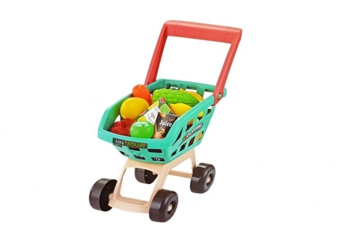 Supermarkt Spielset mit Einkaufswagen, Waage und Scanner