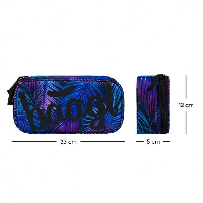 BAAGL 3 SET Core Palm: Rucksack, Mäppchen, Beutel