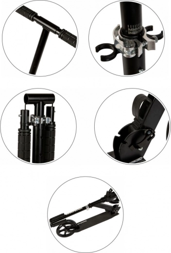 Wächst mit dem Fahrer: verstellbare Höhe 95–105 cm