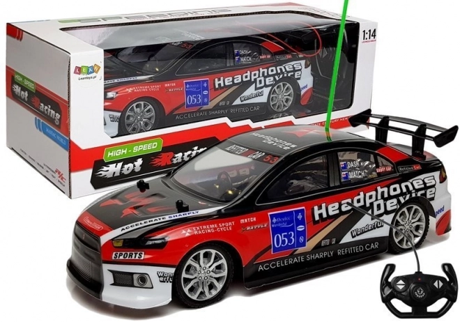 Rotes ferngesteuertes Sportauto R/C