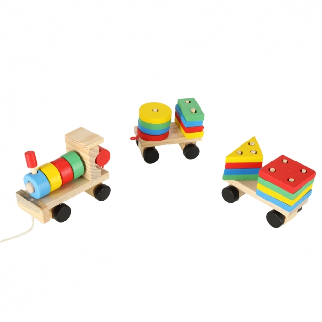 Holzeisenbahn Sortierpuzzle