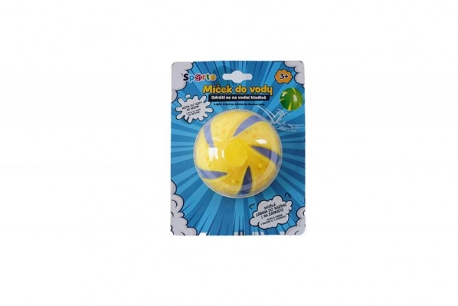 Sporto Wasserspielball Gelb 8cm