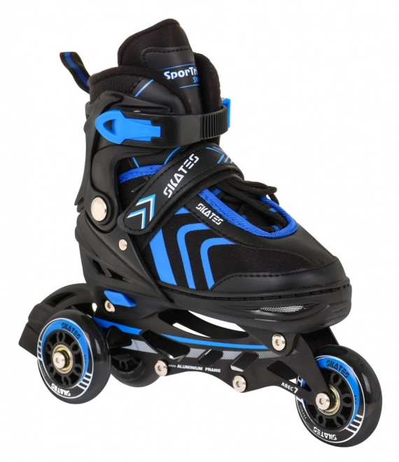 Multifunktionale Kinderskates 4-in-1 Blau Größe 39-43