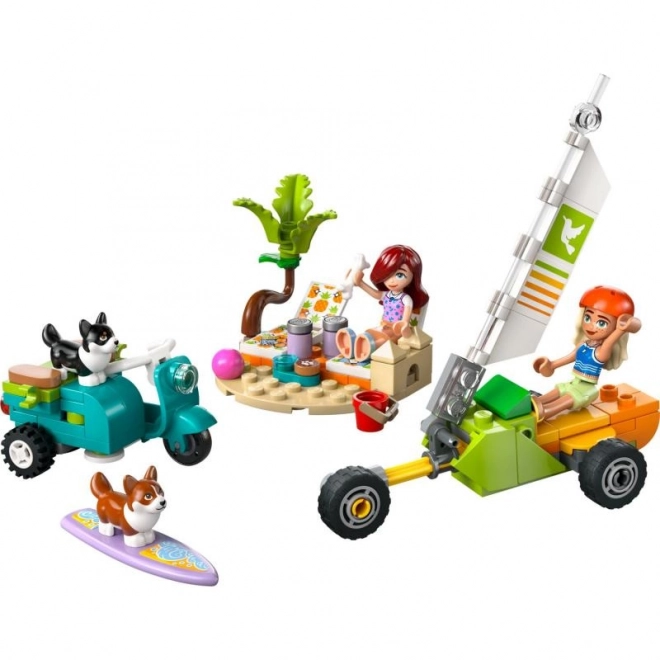 Lego Friends Abenteuer mit Surfenden Hunden und Scooter