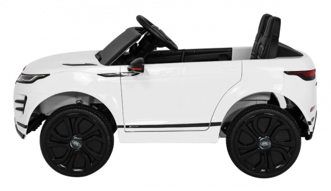 Elektrisches Auto Range Rover Evoque weiß