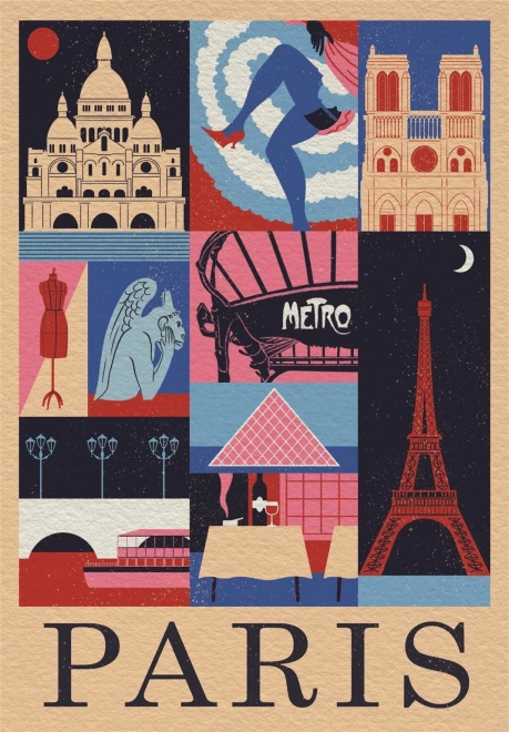 Style in the City Puzzle Paris - 1000 Teile