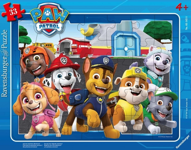 Ravensburger Puzzle Paw Patrol 33 Teile