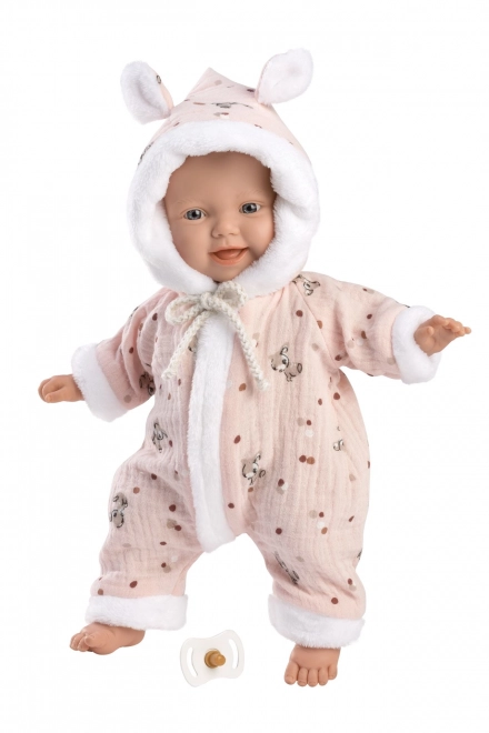 Realistische Babypuppe mit weichem Stoffkörper - Little Baby, 32 cm