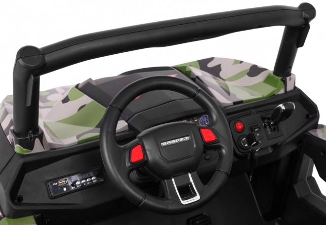 Kinderwagen SuperStar Moro + Antrieb 4x4 + Fernsteuerung + Gepäckraum + MP3 LED + Türschloss