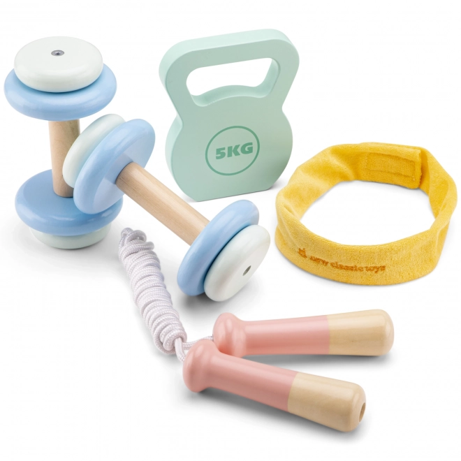 Holz Fitness Set für Kinder