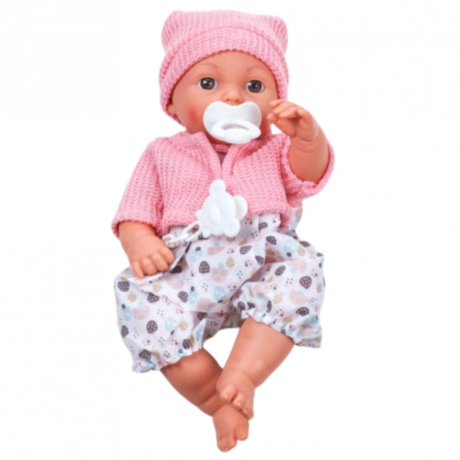 Puppe Baby mit Mütze und Geräuschen
