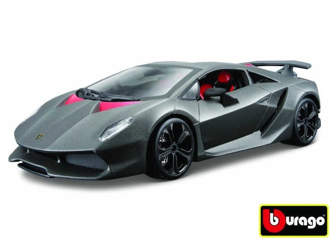 Bburago Lamborghini Sesto Elemento Metallgrau Modellauto 1:24