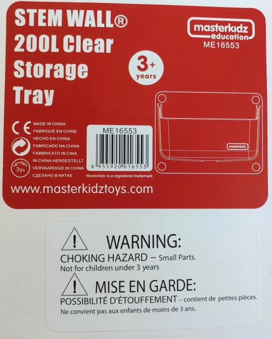 Acryl-Aufbewahrungsboxen für MASTERKIDZ Tafel 2er Set