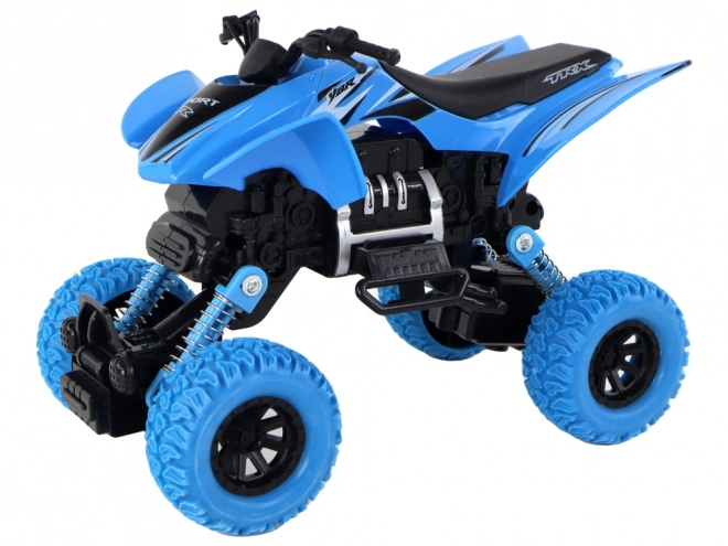 Geländefahrzeug Schiebewerk Quad Blau