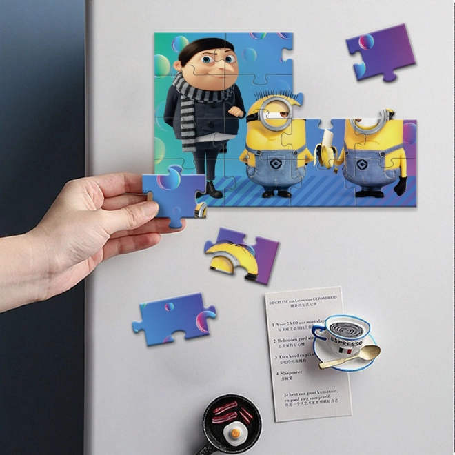 Magnetisches Puzzle MINIONS: Der Kleine Gru 16 Teile