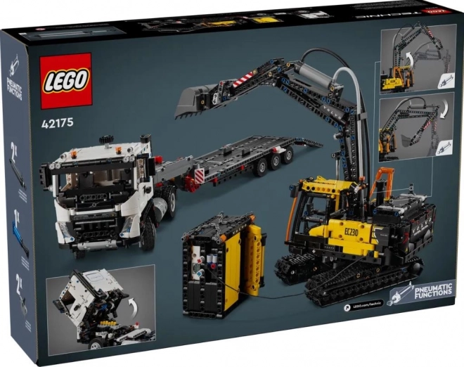 Lego Technic Volvo FMX Lastwagen und EC230 Elektrische Bagger