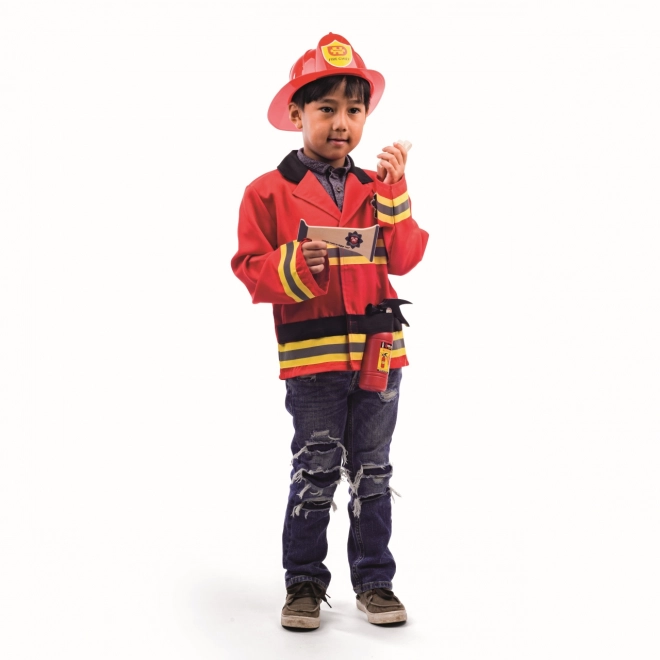 Bigjigs Toys Feuerwehrkostüm für Kinder