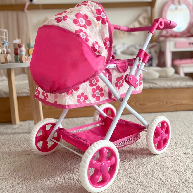 Woopie Puppenwagen mit verstellbarem Griff