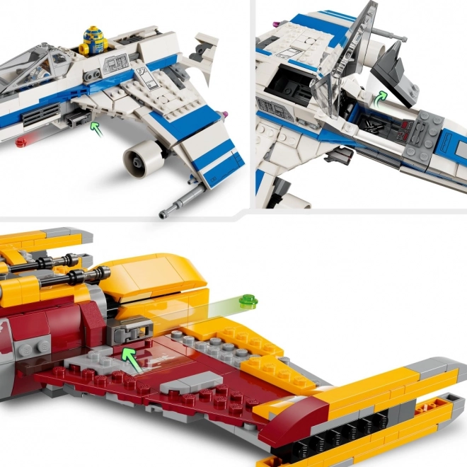 E-Wing der Neuen Republik vs. Shin Hati Sternjäger