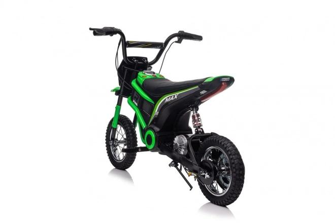 Grünes Kinder Elektromotorrad