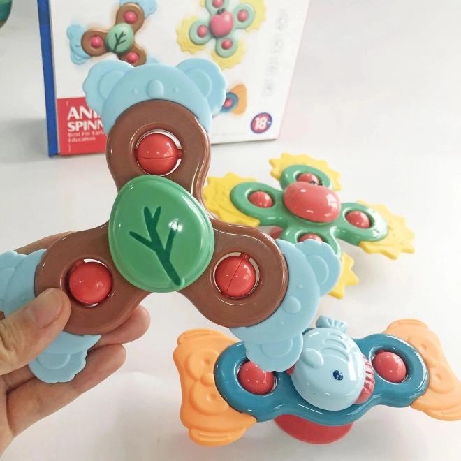 Woopie Baby Farbe 3-in-1 Spinner Spielzeug