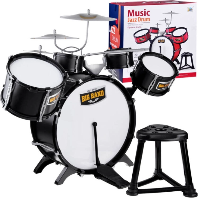 Große Rock-Drums Becken Sticks + Hocker IN0161 CY