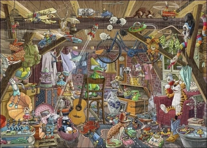 Heye Puzzle Auf dem Dachboden 1000 Teile