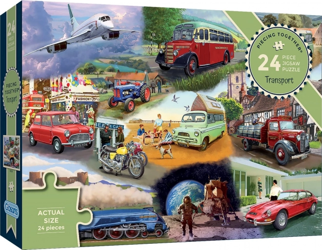 Gibsons Puzzle Fahrzeuge Zusammenstellung