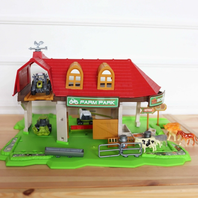 Bauernhof Set mit Traktoren und Figuren