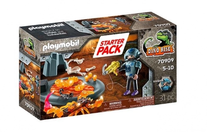 Playmobil Dino Rise Starterset Kampf mit dem Feuer Skorpion