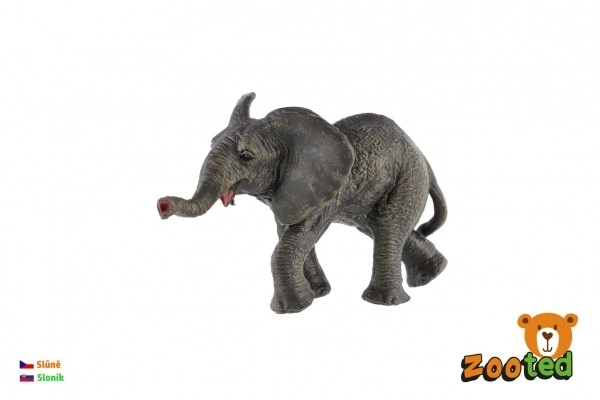 Kleiner Afrikanischer Elefant aus Plastik 9cm