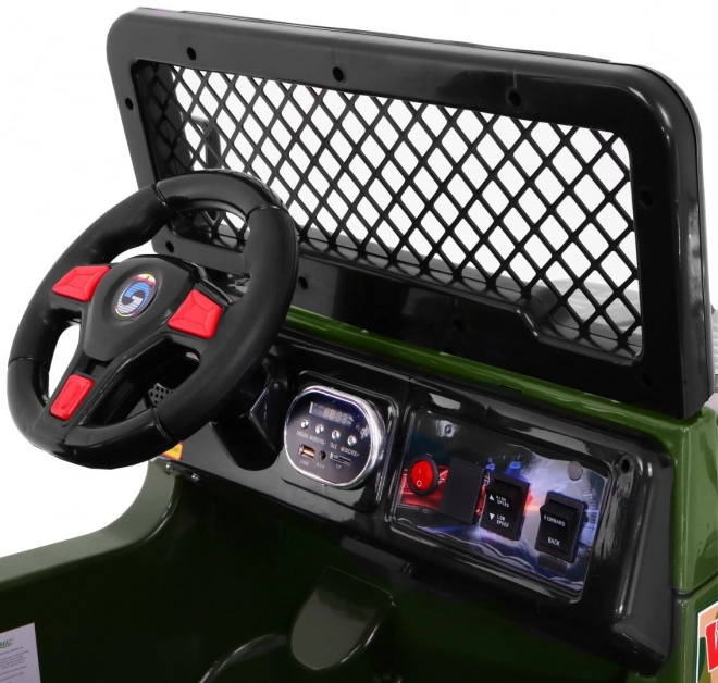 Geländewagen Raptor Drifter für Kinder Grün + Fernbedienung + langsamer Start + EVA + Licht- und Geräuscheffekte